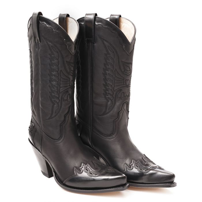 Sendra 2560 Western Black Cowgirl Boots